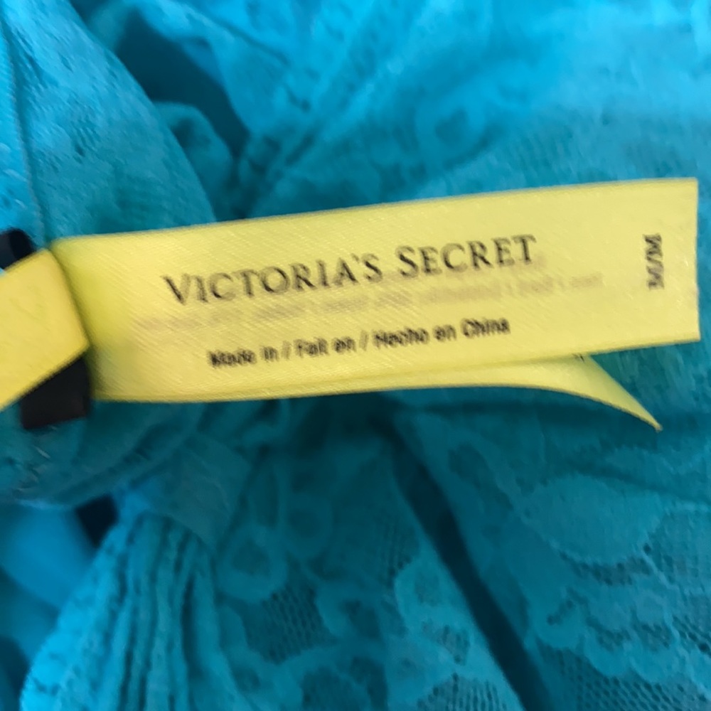 Victoria’s Secret “The Lacie” Aqua Nightie - Picture 8 of 12